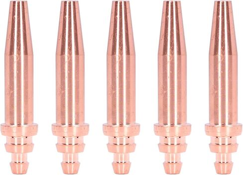 Acetylene Torch Tips 10.0×6.0×5.0 5Pcs Acetylene Cutting Tips Copper Integral Acetylene Flame Cutting Machine Accessories CNC Processing in Saudi Arabia