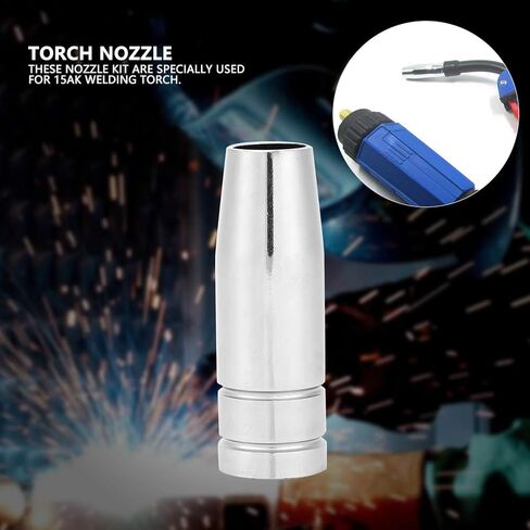10pcs Nozzles MIG Welder Consumable Accessory Fit for 15AK Torch Gun in Saudi Arabia