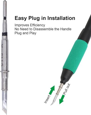 R Soldering Iron Tip Solder Welding Welder Accessory Part for Nt115 Handlec115 Si 42Mm(C115-K) in Saudi Arabia