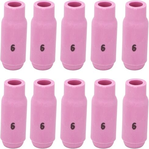 TIG Welding Cup 10N48 6# Ceramic Nozzle Accessory Set Kit for WP17 18 26 Torch Practical Use in Saudi Arabia