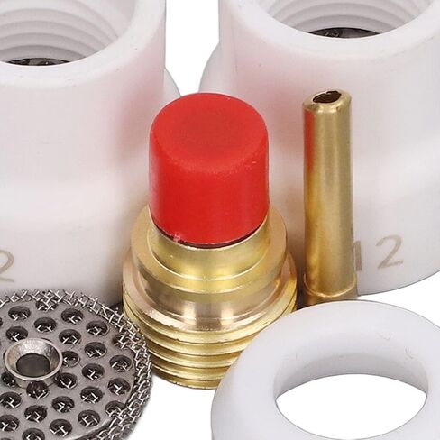 6PCS Copper PTFE SIZE SIZE TIG TIG WLLDING TORCH ADAPTER TORCH FOR PRACITION مناسبة لـ WP 9 20 25 ARGON ARC WELDING TORCH in Saudi Arabia
