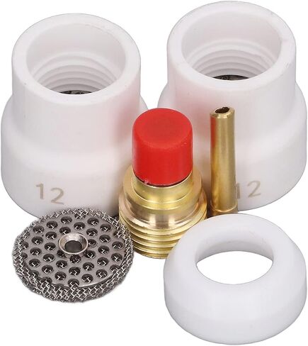 6PCS Copper PTFE SIZE SIZE TIG TIG WLLDING TORCH ADAPTER TORCH FOR PRACITION مناسبة لـ WP 9 20 25 ARGON ARC WELDING TORCH in Saudi Arabia
