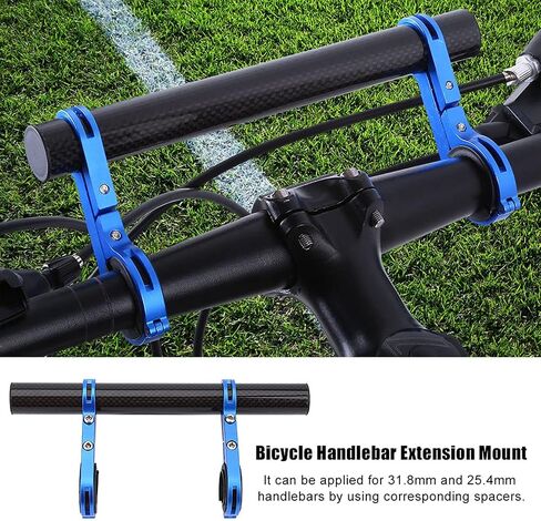 BordStract Bike Handlebar Extender ، حامل حامول Bike Handlebar Extension ، وضوء الدراجة وسرعة عداد السرعة (أسود) in Kuwait