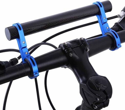 BordStract Bike Handlebar Extender ، حامل حامول Bike Handlebar Extension ، وضوء الدراجة وسرعة عداد السرعة (أسود) in Kuwait