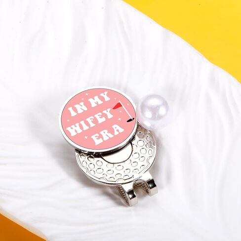 Bridal Shower Gift for Bride, Womens Golf Accessories, Wedding Engagement Fiance Gifts for Bride to Be Her, Future Mrs, Bachelorette Bachelor Party In My Wifey Era Golf Hat Clip, Newly Engaged Gift in Saudi Arabia