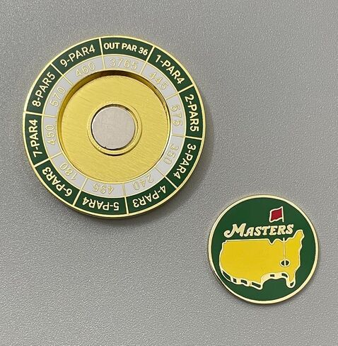 Commemorative Golf Major Tournament Magnetic Coin and Ball Marker in Saudi Arabia