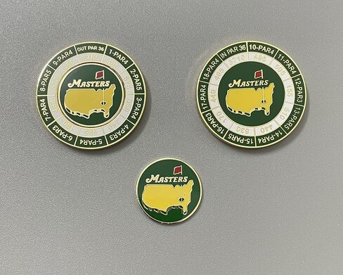 Commemorative Golf Major Tournament Magnetic Coin and Ball Marker in Saudi Arabia