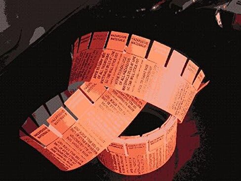 GC Labels-HAZ-TAB, HazTab (Hazardous Material) Bill of Lading and Shipping Document Marker, Roll of 500 Labels in Saudi Arabia
