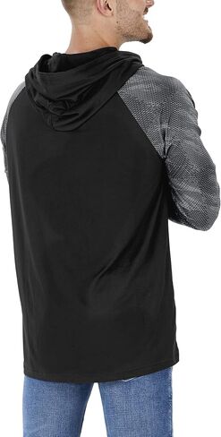 Zubaz Men's NFL Lightweight Pullover Hoodie with Viper Print Sleeves in Saudi Arabia