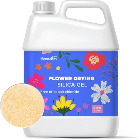 Silica Gel Flower Drying 5 LBS Color Indicating Silica Crystals for Wedding Bouquet Preservation in Saudi Arabia