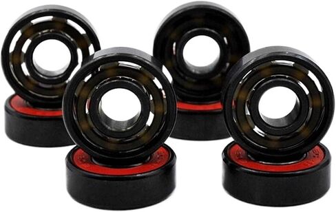 8pcs 608 2RS Hybrid Ceramic Ball Bearing 8 * 22 * 7mm High Speed Roller Skate Skateboard Wheel Miniature Longboard Bearings in Saudi Arabia
