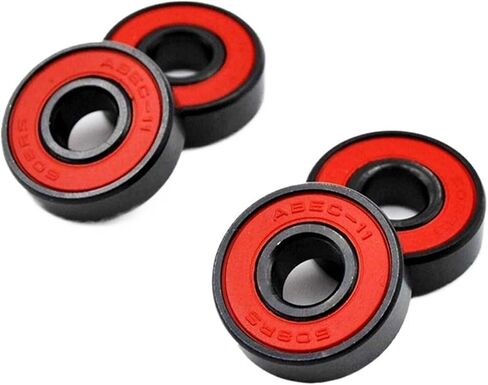 8pcs 608 2RS Hybrid Ceramic Ball Bearing 8 * 22 * 7mm High Speed Roller Skate Skateboard Wheel Miniature Longboard Bearings in Saudi Arabia