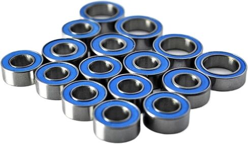 16PCS Mini Bearings Kit مختومة MR105 115 128 محمل لـ TT02 TT-02 TT02D TT-02D 1/10 RC CAR ترقيات قطع الغيار in Kuwait