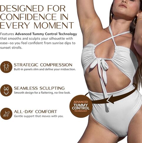 Agate One-Piece – Eco Tummy Control, Curve-Enhancing Fit, Durable Breathable Fabric in Saudi Arabia