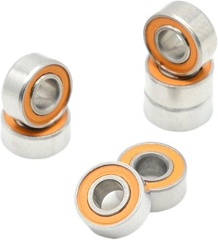 7x14x4 mm S687RS CB Bearing (2PCS) ABEC-7 Stainless Steel Hybrid Ceramic Ball Bearing in Saudi Arabia