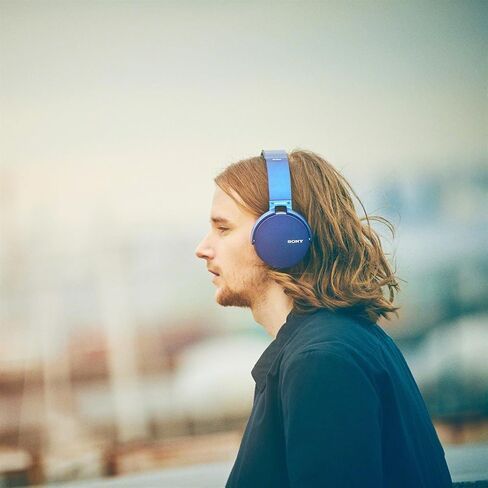 Sony XB950B1 Extra Bass Wireless Headphones with App Control, Blue in Saudi Arabia