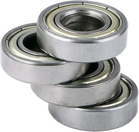 10pcs 10x22x6mm Ball Bearings Strong Load Capacity Deep Groove Pulley Steel Wheel for Scooter Shoes Equipment in Saudi Arabia