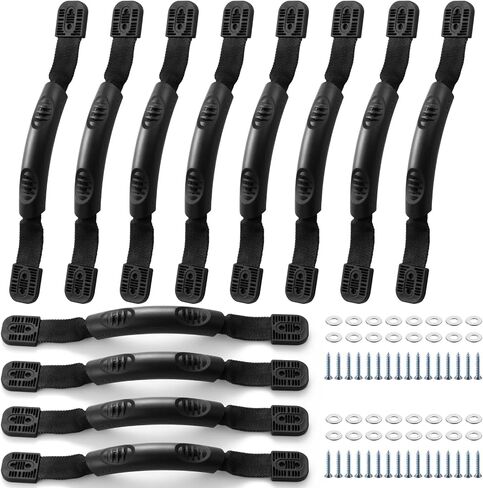 Tallew 12 Pack Kayak Carry مقابض استبدالها بغسالات ومسامير زورق القوارب مقابض قوارب الأجزاء كاياك أدوات ملحق لتصور المائية المائية أمتعة حقيبة رياضية في الهواء الطلق in Saudi Arabia
