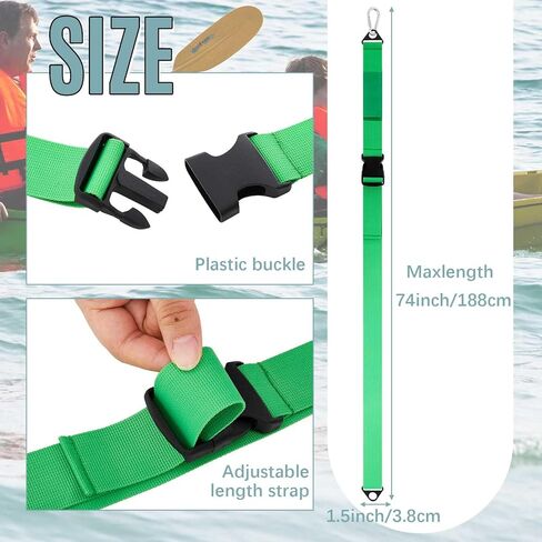 Kayak Hanging Straps for Wall Storage 440lb Capacity 74" Nylon Straps with Carabiner Space Saving for Indoor Outdoor Surfboard Paddle Board Garage Storage Accessories in Saudi Arabia