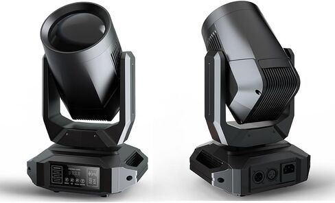 Moving Head Light 180W with 24-Facet Prism and 8 Gobos 8 Colors 13 Channels Pin Spot Lighting for Stage Party Wedding DJ KTV Disco (1PC) in Kuwait