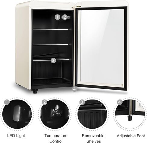 برودة ثلاجة رجعية للمشروبات ، 3.2 قدم. in Kuwait