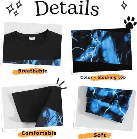 طفل طفل طفل ملابس هندسية ممنوعة ألوان الحظر أعلى الصيف سراويل طويلة 2pc مجموعة الصيف الزي in Kuwait