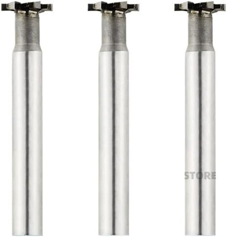 T Slot End Mill, T-Slot Milling Cutters Tungsten Steel Rough Inserted Straight Shank Hardness Metal Tool in Saudi Arabia