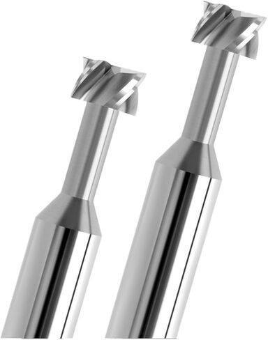 T Slot End Mill, HRC55 T-Slot Milling for Aluminum Tungsten Steel Carbide End Mill 4 Flute 5pc in Saudi Arabia