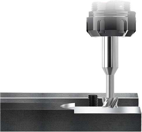 T Slot End Mill, HRC55 T-Slot Milling for Aluminum Tungsten Steel Carbide End Mill 4 Flute 5pc in Saudi Arabia