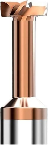 T Slot End Mill, 4mm 6mm 8mm T Slot 4 Flute end Mill Carbide T Slot Milling Tungsten Steel Alloy in Saudi Arabia