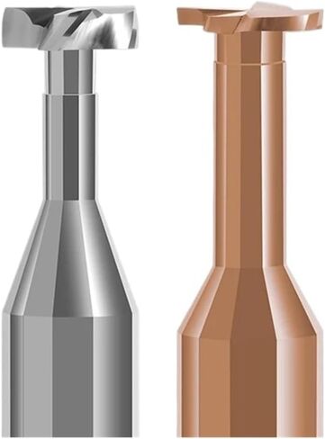 T Slot End Mill, HRC60 Carbide T Slot Milling Tungsten Tool Metal Steel Copper Machining T Type End Mills in Saudi Arabia