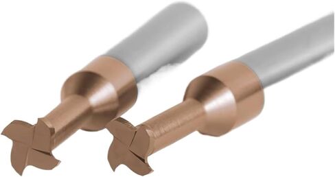 T Slot End Mill, HRC60 Carbide T Slot Milling Tungsten Tool Metal Steel Copper Machining T Type End Mills in Saudi Arabia