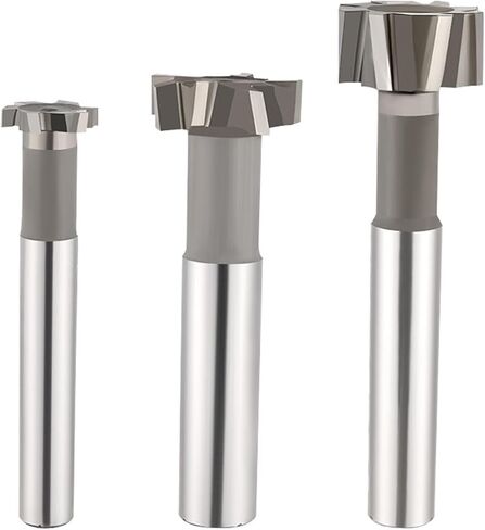 T Slot End Mill, T Slot End Mill 10 12 16 20 30 32mm Router Bit Metal Milling Cutters 1pcs in Saudi Arabia