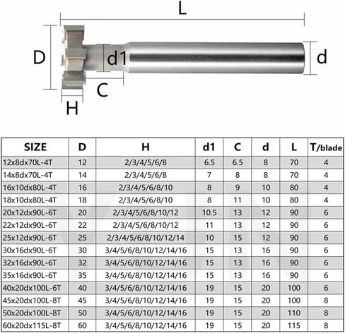 طاحونة نهاية الفتحة ، سبيكة ملحومة T-slot Milling Tungsten الصلب ، أداة فتحة الماكينة 1pcs 1pcs in Saudi Arabia