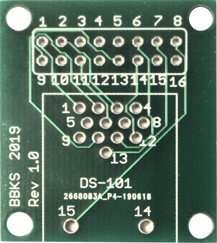 DS-101, DS-103 13 PIN DIN Breakout Board/Prototype Breadboard for Roland GR-33 GR-20 GR-30 VG-88 VG-99 GR-55 GK-2a GK-3, Includes #4 Screw for Mounting Holes in Saudi Arabia