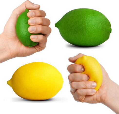 Ecowise Hand Grip Strengthener - 2 كرات الإجهاد الناعمة والحمضيات للبالغين ، وضغط يمارس اليدين من أجل القوة ، وكرة الإجهاد اسفنجي لقوة المعصم ، وكرة العلاج اليدوي ، وكرة سحق in Saudi Arabia