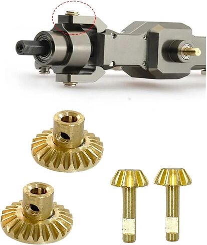 الصلب الأمامي والخلفي محور ترس تروس ترس ترقية الترقية ل WPL B24 B36 C14 C24 & MN D90 D99 MN99S RC CAR PRAPK in Saudi Arabia