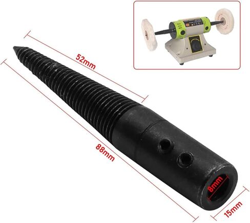 3Pcs Left and Right Links of Conical Spindle Mounted On Shaft for Polishing and Polishing Wheel Bench Grinder Parts in Saudi Arabia