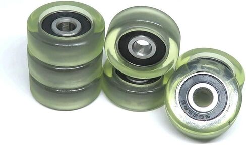 5pcs PU Pulley 5x25x9mm 625RS Money Count Machine Drawer Roller Plastic Bearing Polyurethane Rubber Wheel in Saudi Arabia