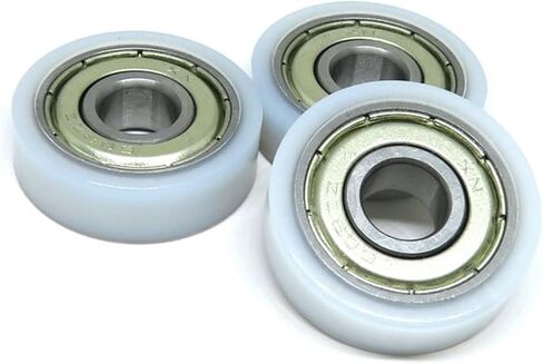 10pcs 8 * 26 * 8mm Embedded 608zz Bearing 26mm Wrapped Rubber Pulleys POM/Nylon Deep Groove Bearing Pulleys in Saudi Arabia