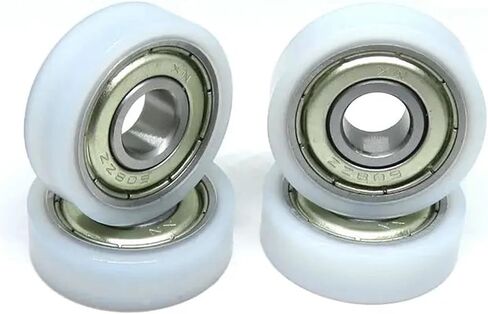 10pcs 8 * 26 * 8mm Embedded 608zz Bearing 26mm Wrapped Rubber Pulleys POM/Nylon Deep Groove Bearing Pulleys in Saudi Arabia