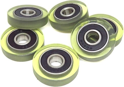 5pcs OD 30mm 8x30x7mm Poly Poly Deep Proting Prolleys 608rs عرض بكرة الباب المنزلق in Saudi Arabia