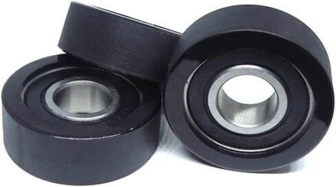 2pcs OD 43 مم 6202RS 15x43x15 يوريتان مطاطية ناعمة مغطاة العجلة بكرات عميق محمل بكرات in Saudi Arabia