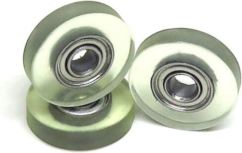 5pcs Miniature Poly Urethane Coated Roller with 683ZZ Bearing 3x12x3mm PU Covered Deep Groove Bearing Pulleys in Saudi Arabia