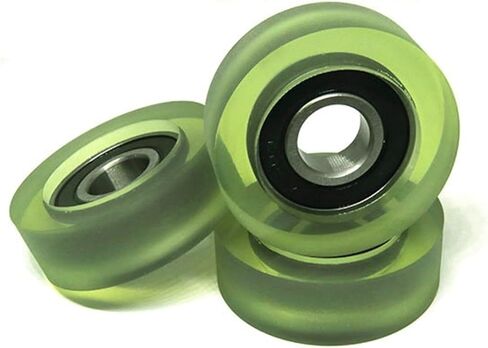 5pcs Polyurethane Silent Guide Pulley PU600140-13 Soft Rubber Roller 12 * 40 * 13 Plastic Bearing 40mm in Saudi Arabia