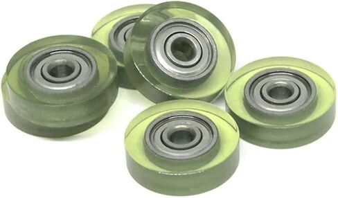 4pcs PU Wheel with 623ZZ Bearing 3x15x4 Mm Polyurethane Forming Wheels Rubber Covered Pulleys in Saudi Arabia