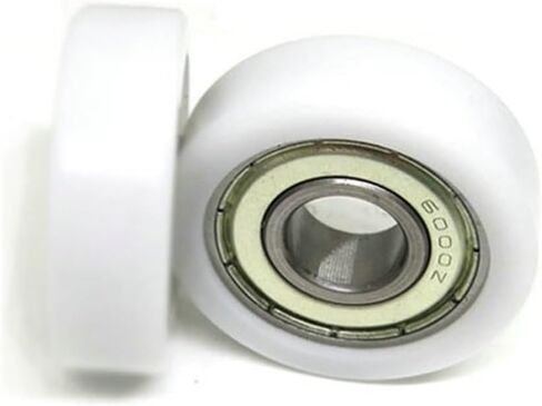 2/5PCS POM Covered Bearing Pulley 6000Z 10x32x10mm Office Furniture Tools Drawer Plastic Deep Groove Bearing Pulleys(5Pcs) in Saudi Arabia