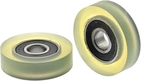 10pcs/50pcs 10 * 38 * 10mm Polyurethane 6000RS Low Noise Deep Groove Bearing Pulleys(50pcs) in Saudi Arabia