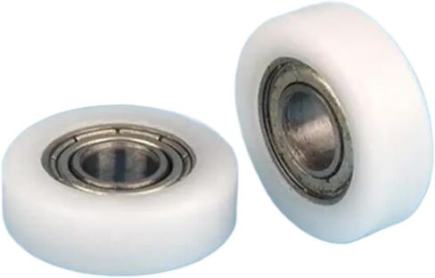 20pcs 6 * 19 * 6mm 686zz pom البلاستيك الأخدود العميق محمل بكرات عرض درج الأسطوان in Saudi Arabia