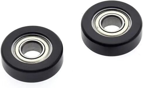 20pcs 6 * 19 * 6mm 686zz pom البلاستيك الأخدود العميق محمل بكرات عرض درج الأسطوان in Saudi Arabia